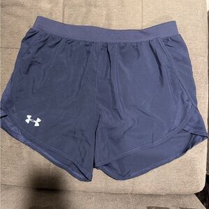 Under Armour Women's Dark Blue Athletic Shorts